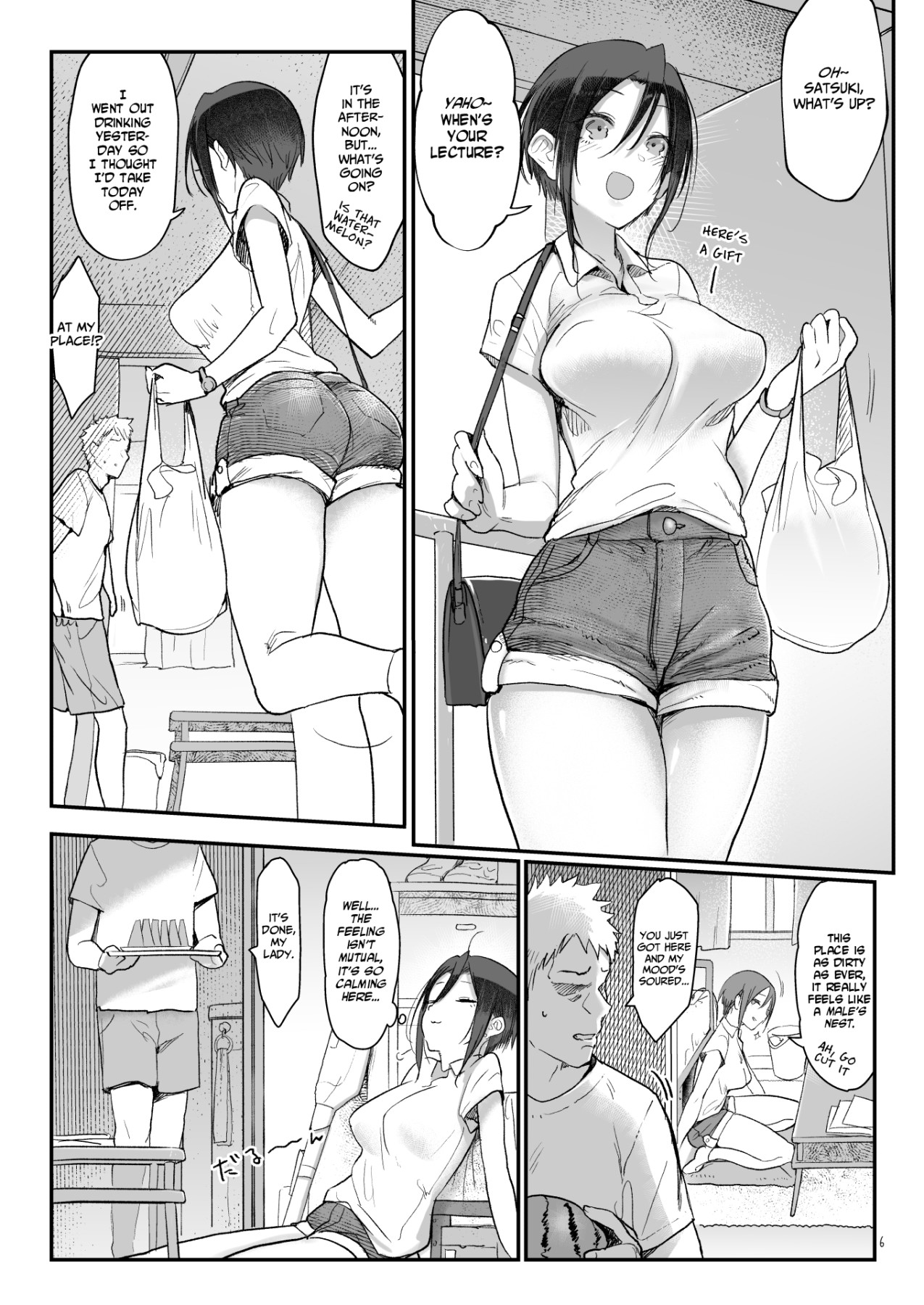 Hentai Manga Comic-With My Female Friend-Read-5